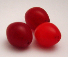 エチオピアン・チェリー　"Ethiopian cherry", Bohemian Glass Beads used in Ethiopian Trade